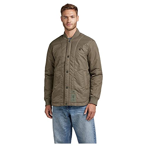G-STAR RAW Męska kurtka Sherpa JKT 10 stopni, Brązowy (murawa C143-273), L