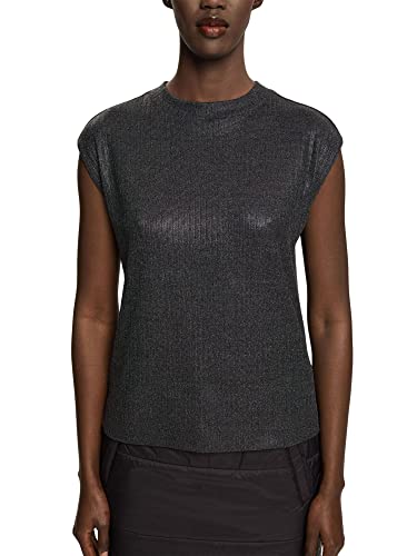 ESPRIT Collection Damska koszulka 112EO1K310, 001/BLACK, XS