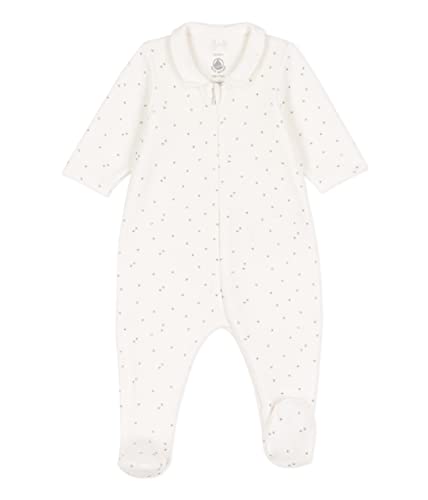 Petit Bateau Pończochy Pijama Mixed Baby, Marshmallow White/Szary, 12 miesi?cy
