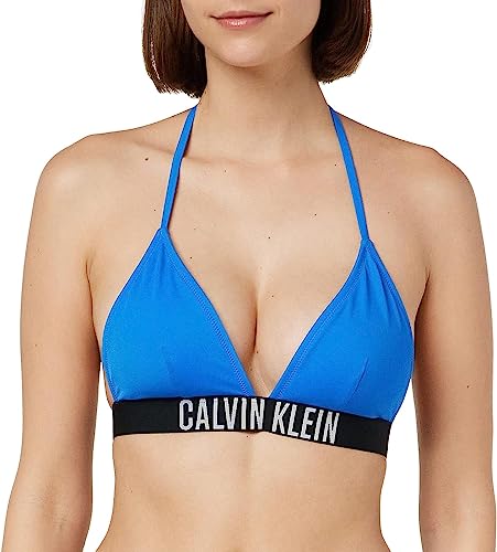Calvin Klein Damskie trójkątne biustonosze RP, NIEBIESKI, 3XL