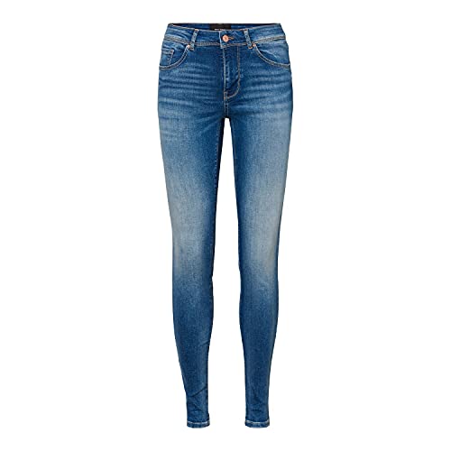 VERO MODA Dżinsy damskie Slim Fit VMLUX MR Slim RI310 NOOS, niebieski (medium blue denim), XXS x 30L