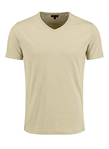 KEY LARGO Sugar T-shirt męski z dekoltem w serek, Bleached Sand (1015), S