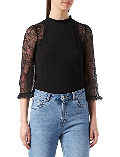 Naf Naf T-shirt damski, czarny, XS