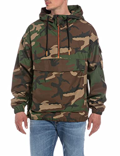 Replay Męska kurtka M8328, 010, wielokolorowa, XL, 010 Multicolor, XL