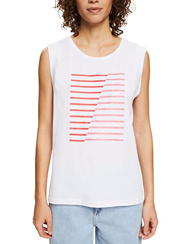 ESPRIT Kolekcja Koszulka Damska, 100/Biały, XS