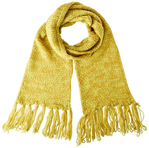 United Colors of Benetton Damski szalik z dzianiny 1442du009, jasnożółty 62 g, jeden rozmiar