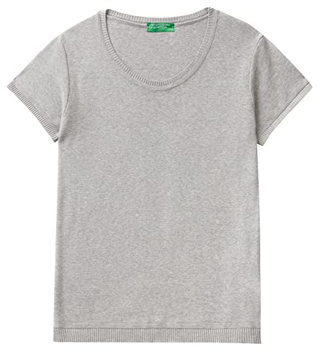 United Colors of Benetton Sweter damski, Szary Wrzos Średni 501, XL