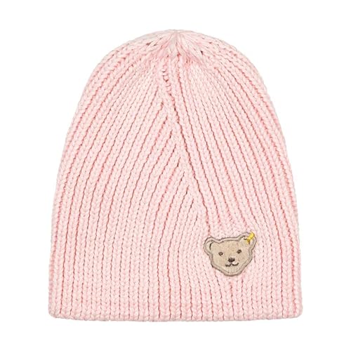 Steiff Dziewczęca czapka bez pomponu, Barely Pink, 55 cm