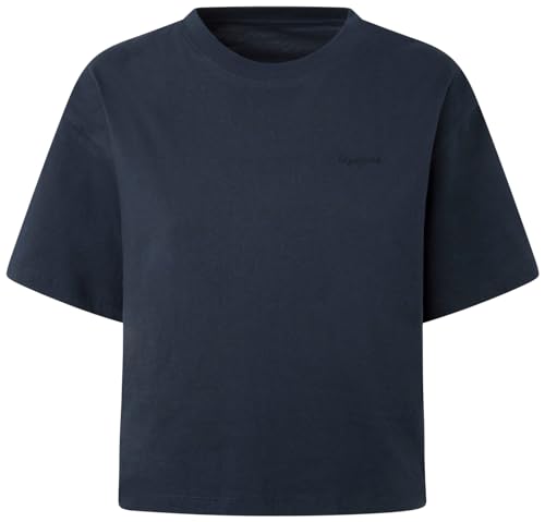 Pepe Jeans Damska koszulka Billie, Niebieski (Dulwich), S