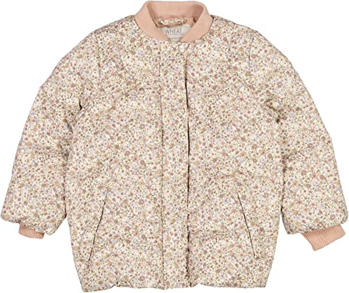 Wheat Dziewczęca letnia kurtka pikowana, kurtka przejściowa Lola – wodoodporna, Summer Flowers