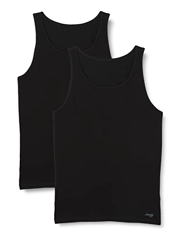 Sloggi Męski podkoszulek Sloggi Men GO ABC H Tank Top 2P, czarny, M