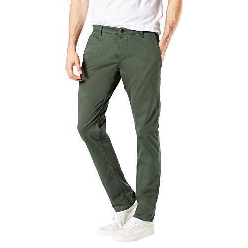 Dockers Smart Supreme Flex Skinny Spodnie męskie, Deep Depths, 34W / 32L