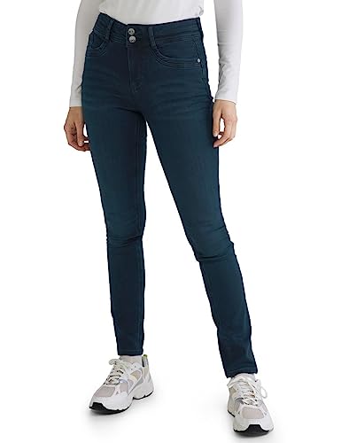 Street One Damskie spodnie jeansowe A376041 Slim, Clean Dark Blue Used, W32/L32, Clean Dark Blue Used, 32W / 32L