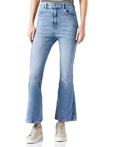 Dr. Denim Moxy Flare jeansy damskie, Breeze Mid Worn Hem, S
