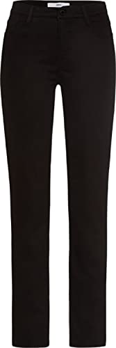 BRAX Damskie spodnie sportowe w stylu Mary Winter Dream Five Pocket Slim Fit, Black 1, 38W / 30L