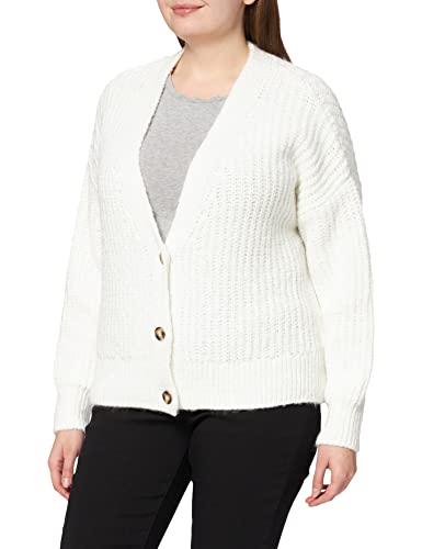 ESPRIT Damski kardigan 101ee1i335, Off White, XL