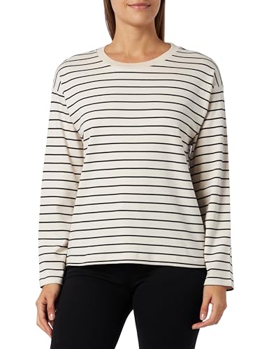 Vila Damska koszulka z długim rękawem Visiny Open O-Neck L/S, biały, XL