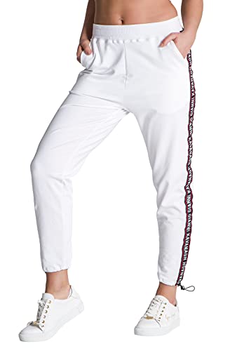 Gianni Kavanagh Damskie spodnie do biegania White Heat Joggers, biały, XS