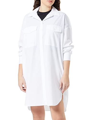 Replay Sukienka damska, 001 White, XS