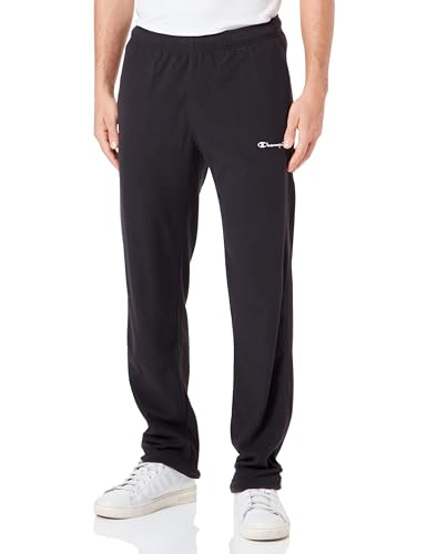 Champion Legacy Micro Polar Fleece-Straight Hem Spodnie dresowe męskie, Nero, XL