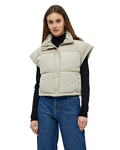 Minus Damska kamizelka Alexis krótka Puffer, Czysty kaszmir, 38