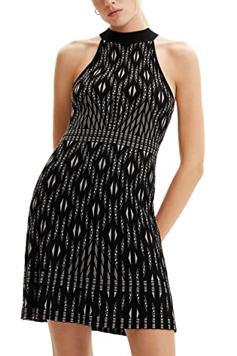 Desigual Sukienka damska Vest_EL Havre, czarny, L
