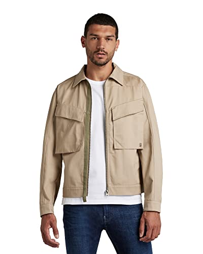 G-STAR RAW Męska kurtka Trucker, beżowy (Westpoint Khaki C981-c531), XXL