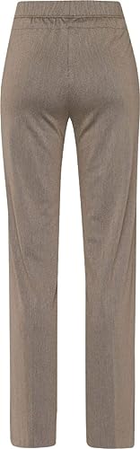 Raphaela by Brax Damskie spodnie Peggy Flared sportowe Fishgrat Slim, Camel Brown, 29W / 30L