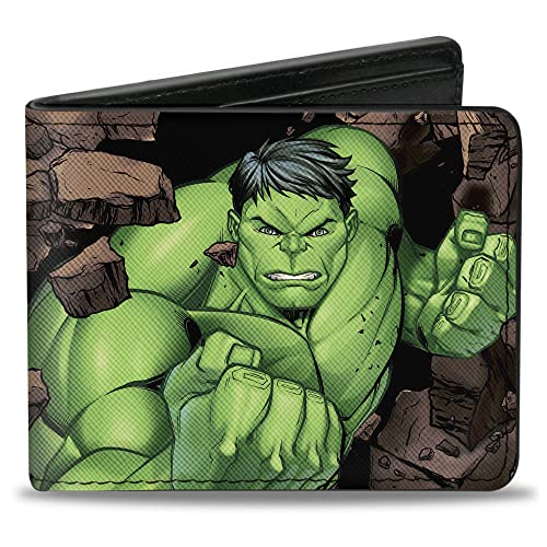 Buckle-Down - Portfel - zapinany na zamek portfel męski Hulk