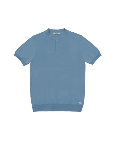Gianni Lupo GL509S Koszulka męska, jasnoniebieska, XS, błękitna, Błękitny