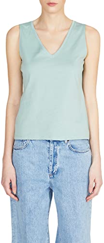 Sisley Womens Tank-TOP 3096LH00F T-Shirt, Aqua 18E, XS, Aqua 18e, XS