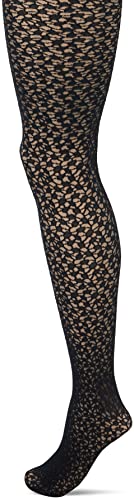 FALKE Damskie rajstopy Small Stone Fein 30 DEN przezroczyste i nieprzezroczyste ze wzorem 1 sztuka rajstopy, czarne (Black 3009), S-M