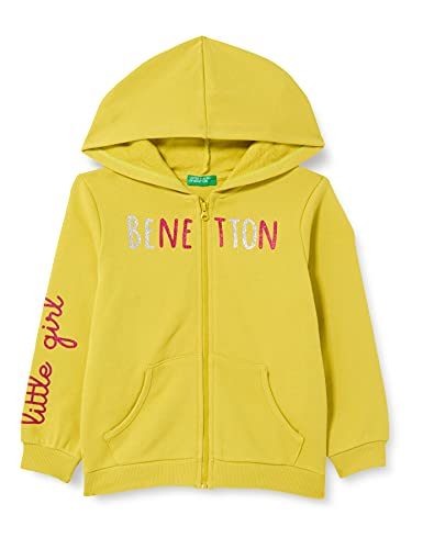 United Colors of Benetton Sweter dziewczęcy kardigan, Verde 159, 12 Miesiące