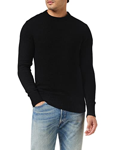 Schott NYC sweter męski, czarny, S