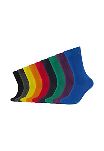 Camano Unisex Crew Online skarpety dla cukrzyków, 4p, niebieski (Classic Blue), 43 EU