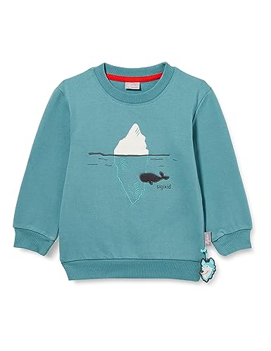 sigikid Mini bluza chłopięca Polar Expedition, turkusowy, 104