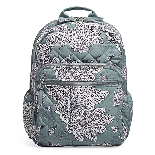 Vera Bradley Damski plecak Performance Twill XL Campus torba na książki, Tiger Lily Blue wiosła, rozmiar uniwersalny, Tiger Lily Blue wiosło, jeden rozmiar