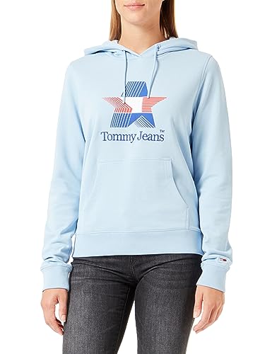 Tommy Jeans Damska bluza z kapturem Tjw Reg Tj Star, Chambray Blue, M