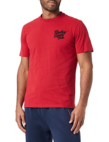 Replay T-shirt męski, 665 Chili Red, XS