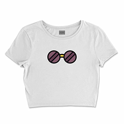 Bona Basics, Koszulka damska z nadrukiem cyfrowym,%100 bawełna, biała, casualowa, topy damskie, rozmiar: XL, biały, XL Krótki