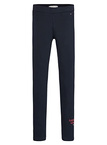 Tommy Hilfiger Dziewczęce Tommy Graphic Legginsy, Pustynne niebo, 14 lat