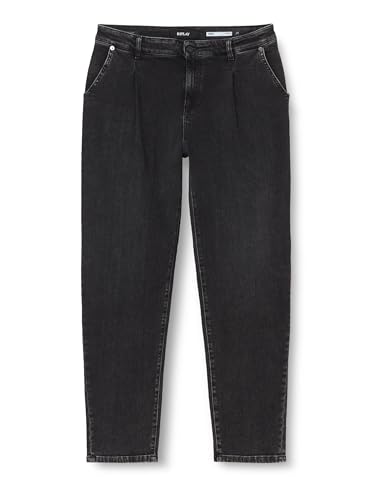 Replay Jeansy damskie o zwężanym kroju Joans, 097 Dark Grey, 31W