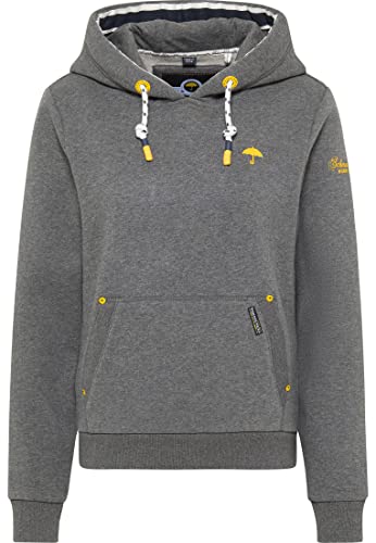Schmuddelwedda Damska bluza z kapturem 34613747 szary melanż, M szary melanż, szary melanż, M