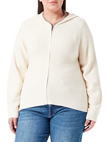 TOM TAILOR Damski Kardigan z kapturem 1034054, 28130 - Soft Buttercream, XL