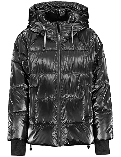 Gerry Weber Damska kurtka zimowa bez wełny, szary wzór, 44, Szary wzór, 44