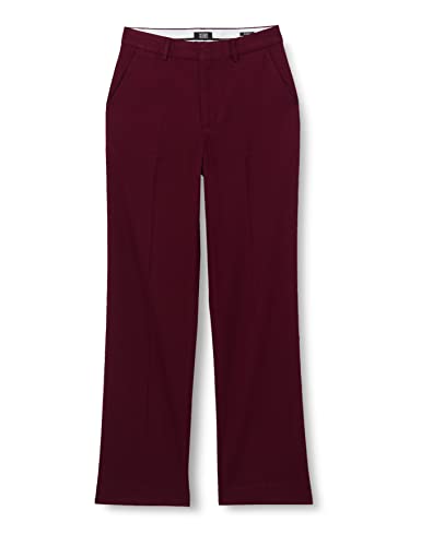 Scotch & Soda Damskie spodnie Hailey High Rise Straight Leg Trousers, Volcano Red 4888, 24W (Regularny)