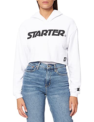 STARTER BLACK LABEL Damska bluza z kapturem dla pań, biały, XL