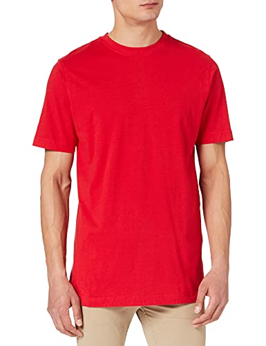 jp1880 Męski T-shirt z okrągłym dekoltem, czerwony, XXL