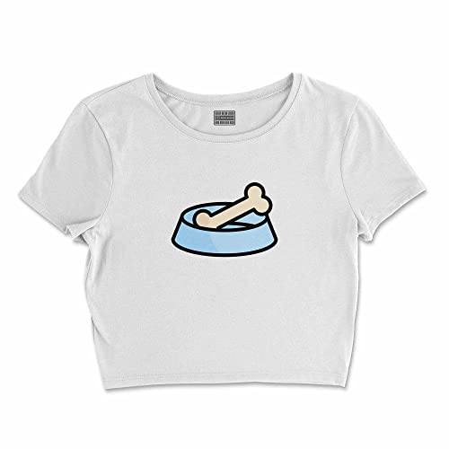 Bona Basics, Damski T-shirt basic, z nadrukiem cyfrowym, 100 bawełny, biały, swobodny, damski top, rozmiar: M, biały, M