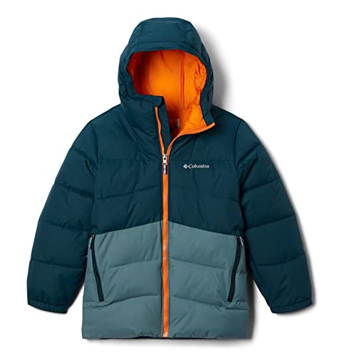 Columbia Arctic Blast Płaszcz narciarski dla chłopców, Nocna fala, metal, XL